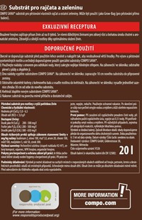 Ziemia do pomidorów i warzyw z kompostem 20 l Compo Sana