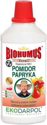 Biohumus Extra do pomidorów i papryki 1 l