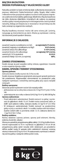 Mączka Bazaltowa 8kg