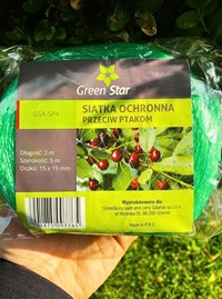 Siatka ochronna przeciw ptakom 2x5 m Green Star