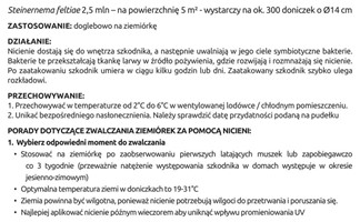 Ziemiórka Stoper nicienie na ziemiórki 2,5 mln Vegano