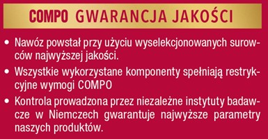 Nawóz do róż długo działający 850 g Compo