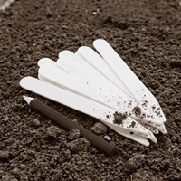 Tabliczki do roślin plastikowe z ołówkiem - 10 cm x 25 szt.