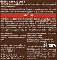 Ziemia do bonsai Compo Sana 5 l