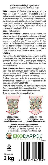 Plonar Efekt uniwersalny eko nawóz granulowany 3 kg