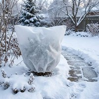 Kaptur zimowy ochronny na rośliny biały 2,2 m x 2,4 m 1 szt.