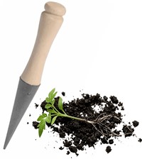 Pikownik do sadzenia z drewnianą rączką 22 cm Green Star