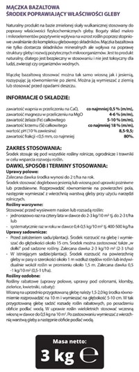 Mączka Bazaltowa 3 kg