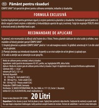 Ziemia do siewu i pikowania z ukorzeniaczem 20 l Compo Sana