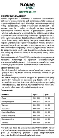 Plonar Efekt uniwersalny eko nawóz granulowany 3 kg