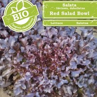 Sałata liściowa dębolistna Red Salad Bowl Bio 0,5 g
