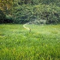 Zraszacz obrotowy przenośny Green Star