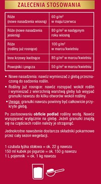 Nawóz do róż długo działający 850 g Compo