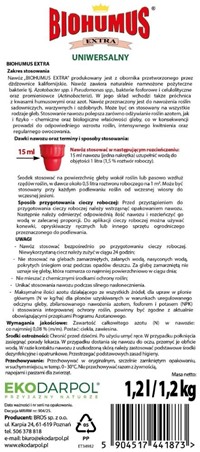Biohumus Extra Uniwersalny 1,2 litra