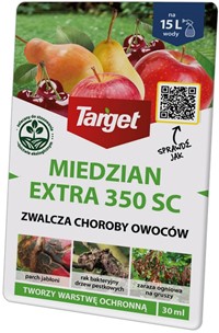 Miedzian Extra 350 SC oprysk na drzewa owocowe 30 ml Target