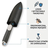 Łopatka ogrodowa z tworzywa sztucznego wąska – 29 cm