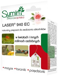 Laser 940 EC oprysk na szkodniki roślin ozdobnych 25 ml