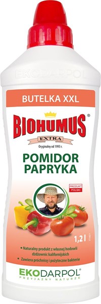 Biohumus Extra do pomidorów i papryki 1,2 l