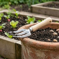 Widełki ogrodowe z drewnianą rączką – Green Star